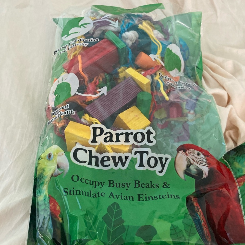 Parrot chew toy